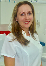 Portrait of cosmetic dental specialist - Xenia