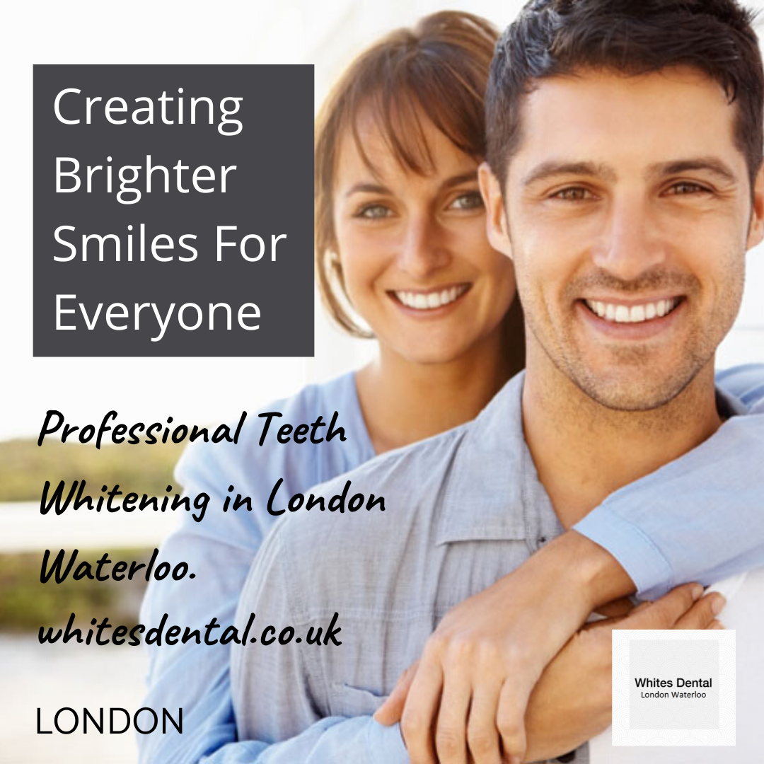 Instant Laser Zoom Teeth Whitening in London Waterloo. Whites Dental in London.