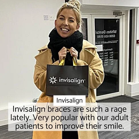 Invisalign patient at our dental practice in London Marble Arch