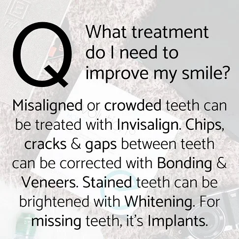 Treatments to improve smile – our dentists in London offer advise on what treatment is needed