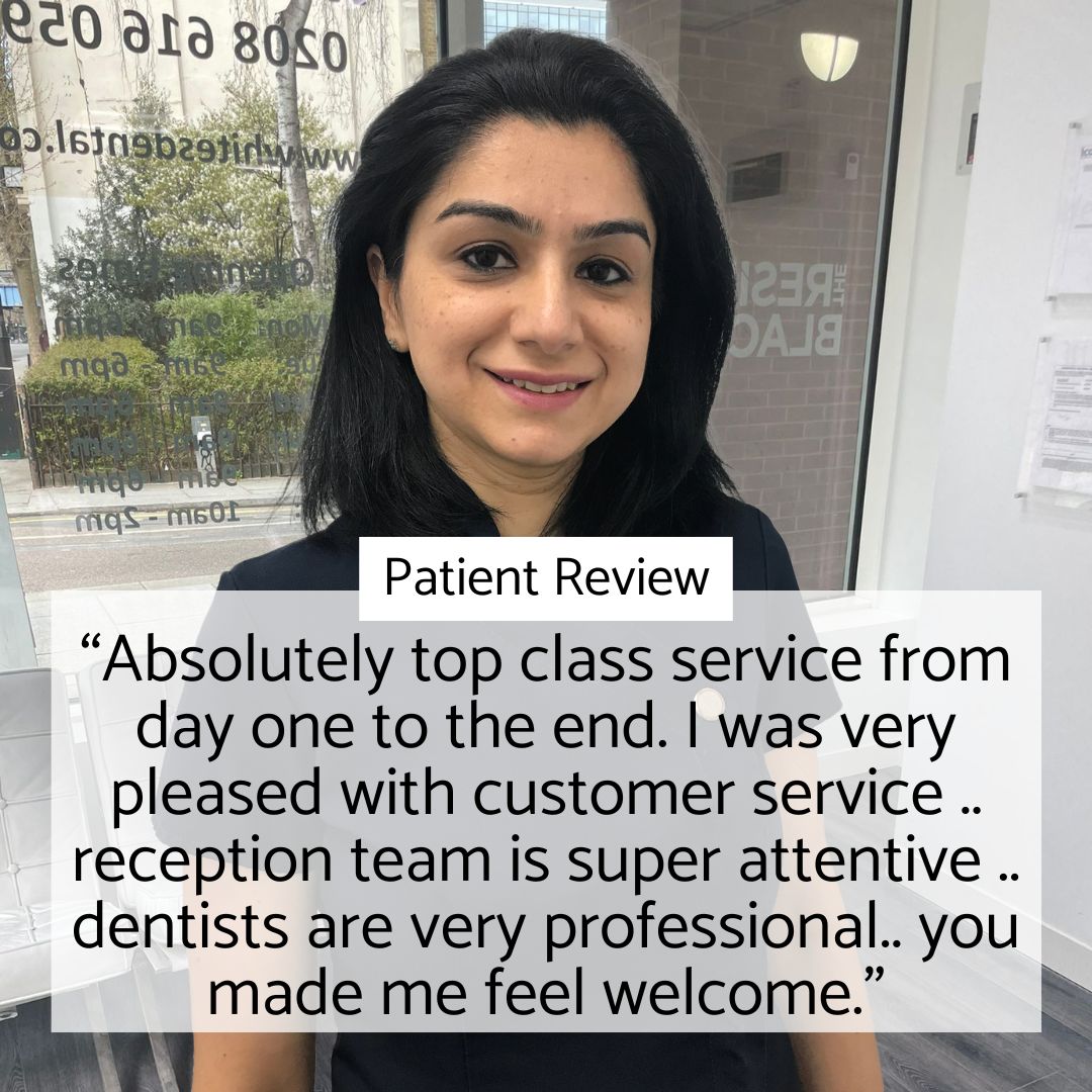 Invisalign patient review and testimonial for Dr Deepa in Central London