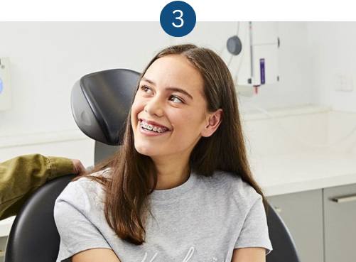 Metal braces - monthly adjustments