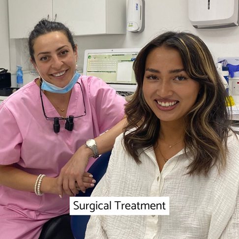 Surgical periodontal treatment for gum disease