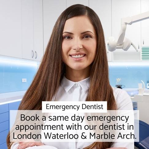Private dentist London - emergency appointment with Dr Edina