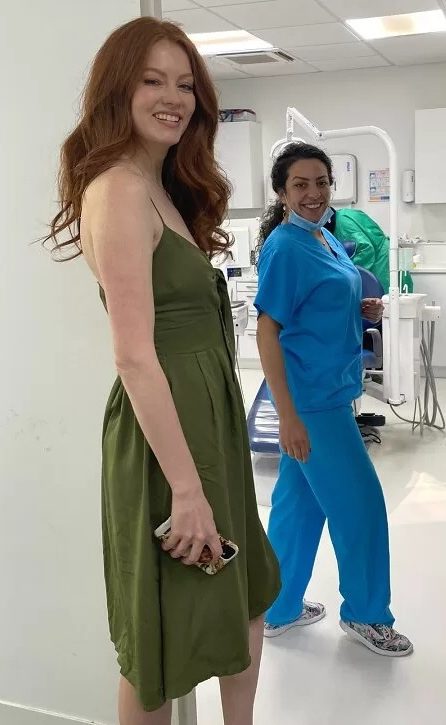 Dr Edina with a patient in Central London