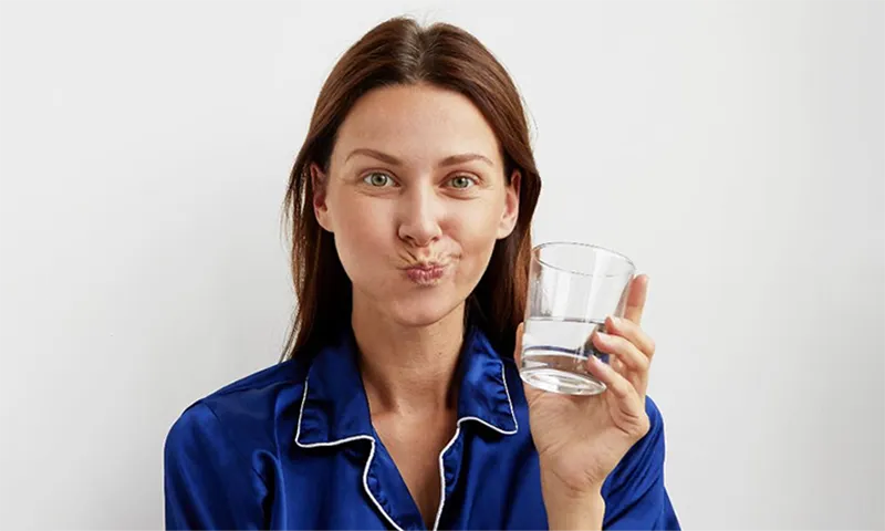 rinsing with alcohol