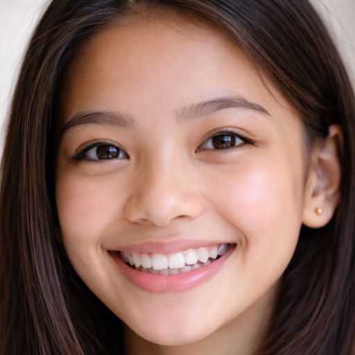 Smiling teen with Invisalign braces