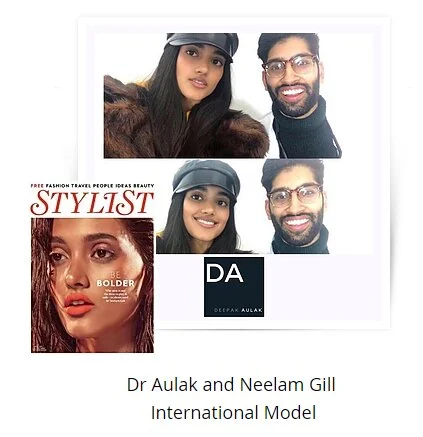 Dr Deepak with celebrity patient Neelam Gill